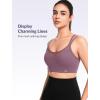 imageYvette Sports Bra Lightweight Cloud Series for Women Mesh Splicing StylePurple