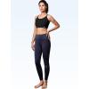 imageYvette Womens Lightweight Sports Bra 3D Fixed Cup  Mesh Yoga Workout Top with Spaghetti StrapBlack