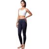 imageYvette Womens Lightweight Sports Bra 3D Fixed Cup  Mesh Yoga Workout Top with Spaghetti StrapWhite