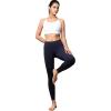 imageYvette Womens Lightweight Sports Bra 3D Fixed Cup  Mesh Yoga Workout Top with Spaghetti StrapWhite