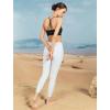 imageYvette Yoga Bras Cloud Lightweight Sports Bra Molded Cup XShaped Back Fashionable Workout Bra Yoga Crop Tank TopBlack