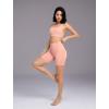 imageYvette Yoga Sports Bra for Women  Padded Strappy Cute Sports BraPink