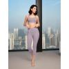 imageYvette Yoga Sports Bra for Women  Padded Strappy Cute Sports BraPurple