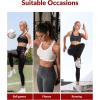 imageYvette Zip Front Sports Bra  High Impact Sports Bras for Women Plus Size Workout Fitness RunningLight Navy Blue