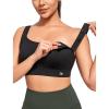 imageYvette Nursing Sports Bras for Women Breastfeeding Light Medium Support Sports Bra for Prenancy Maternity YogaBlack