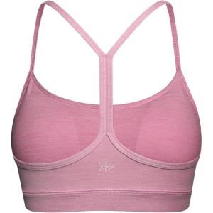 imageYvette Y Back Yoga Bras for Women Low Impact Spaghetti Thin Strap Workout Top with Removable PadsPink
