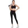 imageYvette Adjustable Sports Bras for Women Front Closure Plus Size Sports Bra High Impact for Large BustBlack