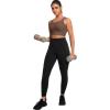 imageYvette Front Closure Sports Bras for Women High Support Large Bust Supportive Sports Bra High Impact for RunningCoffee