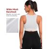 imageYvette Front Closure Sports Bras for Women High Support Large Bust Supportive Sports Bra High Impact for RunningWhite