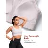 imageYvette High Impact Zip Front Sports Bras for Women Plus Size Racerback Sports Bra for Running Workout with Hollow DesignPink