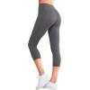 imageYvette Mesh Capris for Women with Side Pockets High Waisted Workout Gym Yoga Pants