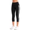 imageYvette Printed Capri Leggings with Pockets for Women Tummy Control High Waisted Workout Leggings Running Tights