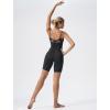 imageYvette Womens Longline Sports Bra Thin Strap Printed Yoga Light Support Padded Wireless Workout Tank TopBlack Printed