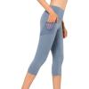 imageYvette Capri Leggings for Women with Pockets High Waisted Tummy Control Workout Yoga Pants Buttery Soft