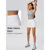 imageYvette Womens Skorts Tennis Skirt with Pockets High Waisted Athletic Golf Skorts for WorkoutWhite