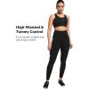 imageYvette Womens Workout Leggings with Pockets  High Waisted Tummy Control Running PantsNot See ThroughGym to StreetLeopard Printed