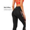 imageYvette Womens Workout Leggings with Pockets  High Waisted Tummy Control Running PantsNot See ThroughGym to StreetOrange Printed
