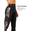 imageYvette Womens Workout Leggings with Pockets  High Waisted Tummy Control Running PantsNot See ThroughGym to StreetOrange Printed