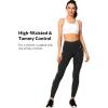 imageYvette Womens Workout Leggings with Pockets  High Waisted Tummy Control Running PantsNot See ThroughGym to StreetWhite Printed