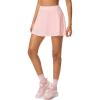 imageYvette Womens Skorts Tennis Skirt with Pockets High Waisted Athletic Golf Skorts for WorkoutPink