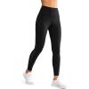 imageYvette Workout Leggings for Women with PocketsTummy Control High Waisted Butt Lifting Running Yoga Pants Mesh SideBlack