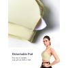 imageYvette Sports Bra Lightweight Cloud Series for Women Mesh Splicing StyleYellow