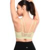 imageYvette Sports Bra Lightweight Cloud Series for Women Mesh Splicing StyleYellow