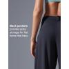 imageYvette Dress Pants for Women Wide Leg Pleated Trousers High Waist Yoga Pants with PocketsBlack