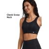 imageYvette Front Zip Sports Bras for Women High Impact Supportive Mesh Back Bra for RunningBlack
