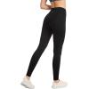 imageYvette Leggings with Pockets for Women Compression Leggings Tummy Control Butt Lifting Mesh Workout PantsBlack