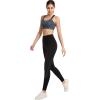 imageYvette Leggings with Pockets for Women Compression Leggings Tummy Control Butt Lifting Mesh Workout PantsBlack