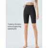 imageYvette Womens Biker Shorts Tummy Control High Waist Running Workout Yoga ShortsBlack