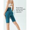 imageYvette Womens Biker Shorts Tummy Control High Waist Running Workout Yoga ShortsSea Blue