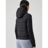 imageYvette Womens Lightweight Warm Puffer Jacket with Hood Full Zip Insulated Winter Running Coat with PocketsBlack