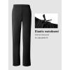 imageYvette Womens Sweatpants Casual Pants Open Bottom with Pockets Yoga LoungeBlack