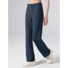 imageYvette Womens Sweatpants Casual Pants Open Bottom with Pockets Yoga LoungeNavy