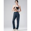 imageYvette Womens Sweatpants Casual Pants Open Bottom with Pockets Yoga LoungeNavy