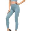 imageYvette Athletic Leggings for Women High Waist Tummy Control Workout TightsIce Blue