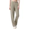 imageYvette Womens Sweatpants Casual Pants Open Bottom with Pockets Yoga LoungeOak