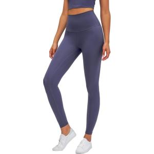 imageYvette Womens High Waist Athletic Leggings with Inner Pockets Tummy Control TightsGrey