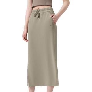 imageYvette Womens Midi Length Athletic Skirts High Waist Tennis Skirts for WomenOak