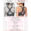 imageYvette High Impact Women Sports Bra Front Closure Double Deck Mesh Running Bra for Plus Size for Plus SizeHaze Blue