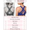 imageYvette High Impact Women Sports Bra Front Closure Double Deck Mesh Running Bra for Plus Size for Plus SizeRoyal Blue