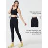 imageYvette Athletic Leggings for Women High Waist Tummy Control Non SeeThrough Workout TightsBlack