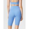 imageYvette Biker Shorts for Women Tummy Control High Waist Running Workout Gym Yoga ShortsSky Blue