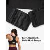 imageYvette High Impact Sports Bras for Women Racerback Supportive Bras for RunningBlack