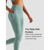 imageYvette High Waisted Leggings with Pockets for Women Tummy Control Workout Running Yoga Pants Non SeeThroughBlue