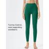 imageYvette Leggings for Women with Pockets High Waist Athletic Non SeeThrough TightsGreen