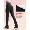 imageYvette Womens Flare FleeceLined Leggings High Waisted Yoga Pants for Daily WearBlack