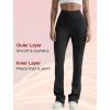 imageYvette Womens Flare FleeceLined Leggings High Waisted Yoga Pants for Daily WearBlack